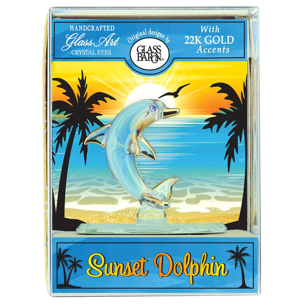 Keepsake Box: Sunset Dolphin