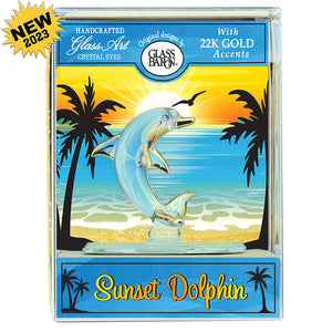 Keepsake Box: Sunset Dolphin