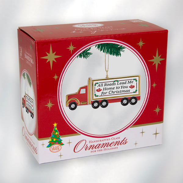"Home For Christmas" Truck Ornament