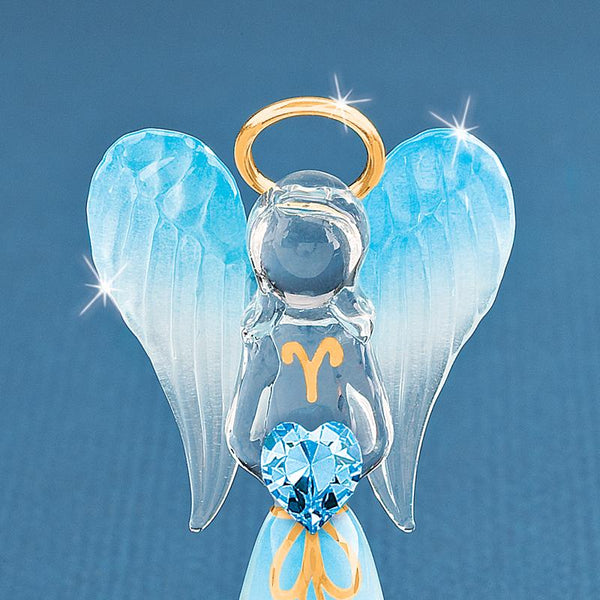 Blue Angel with Crystal