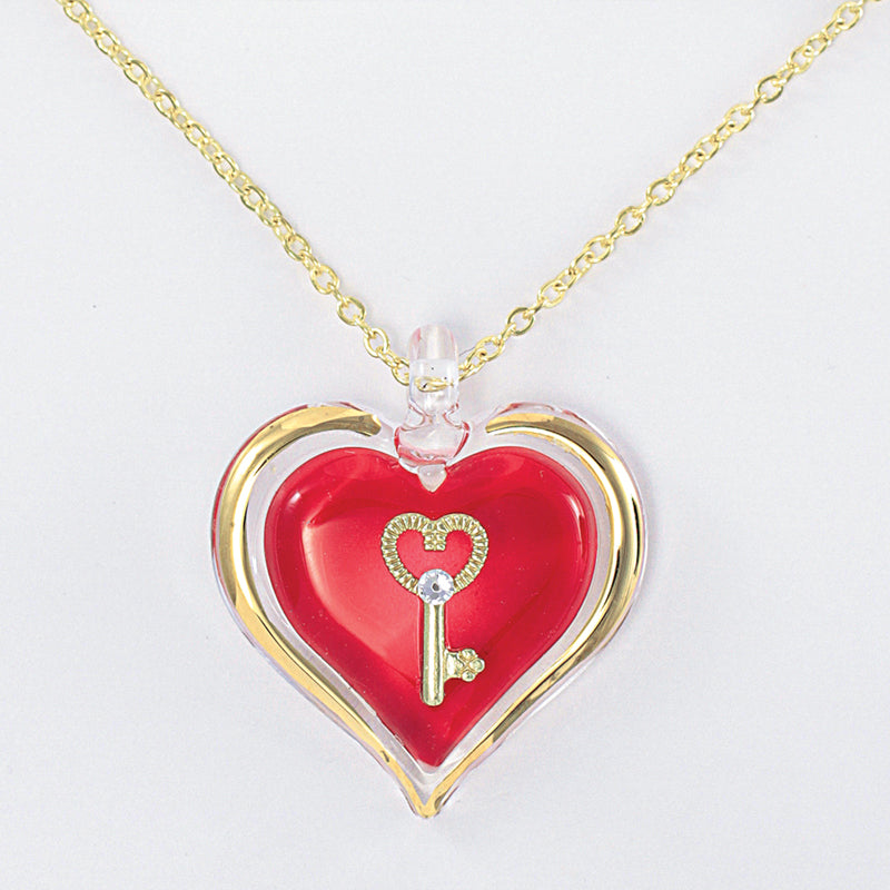 Red Heart Necklace 