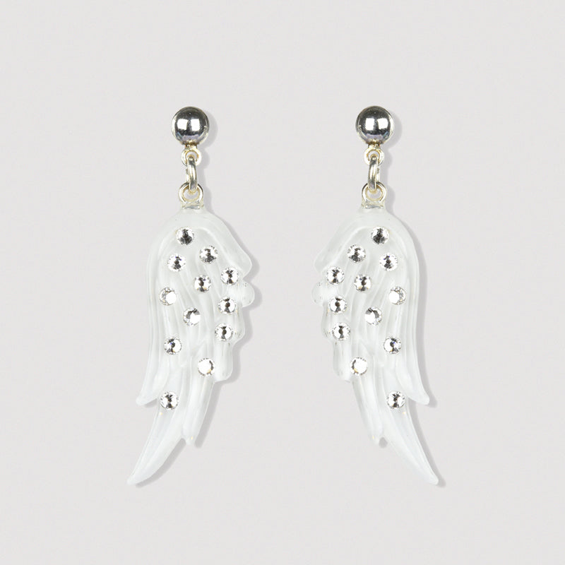 Dark Angel | Large Angel Wing Earrings