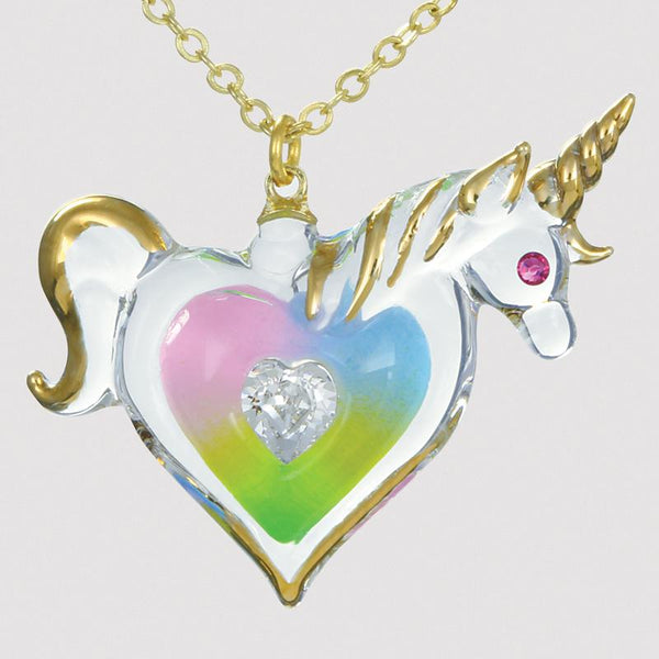 Precious Heart Unicorn Necklace