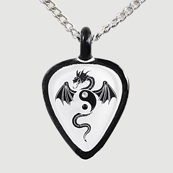 Guitar Pick with Dragon Necklace