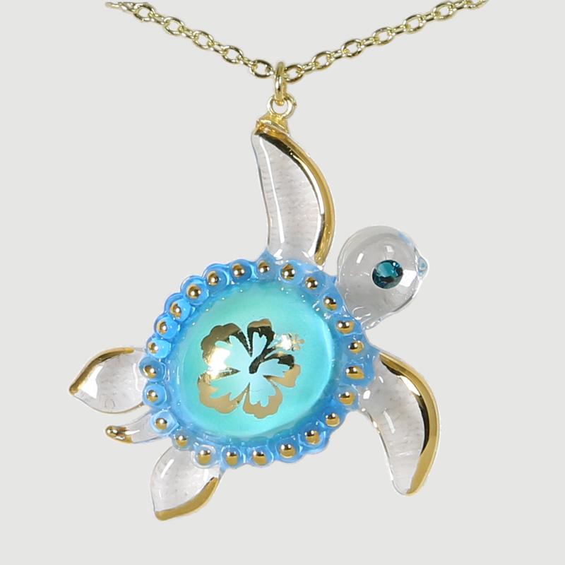 Glass Turtle Straw – Ocean Wave Jewellery