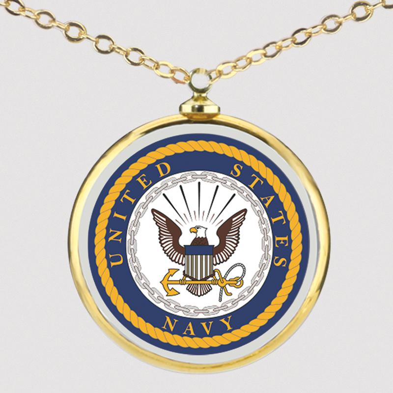 Us navy best sale anchor necklace