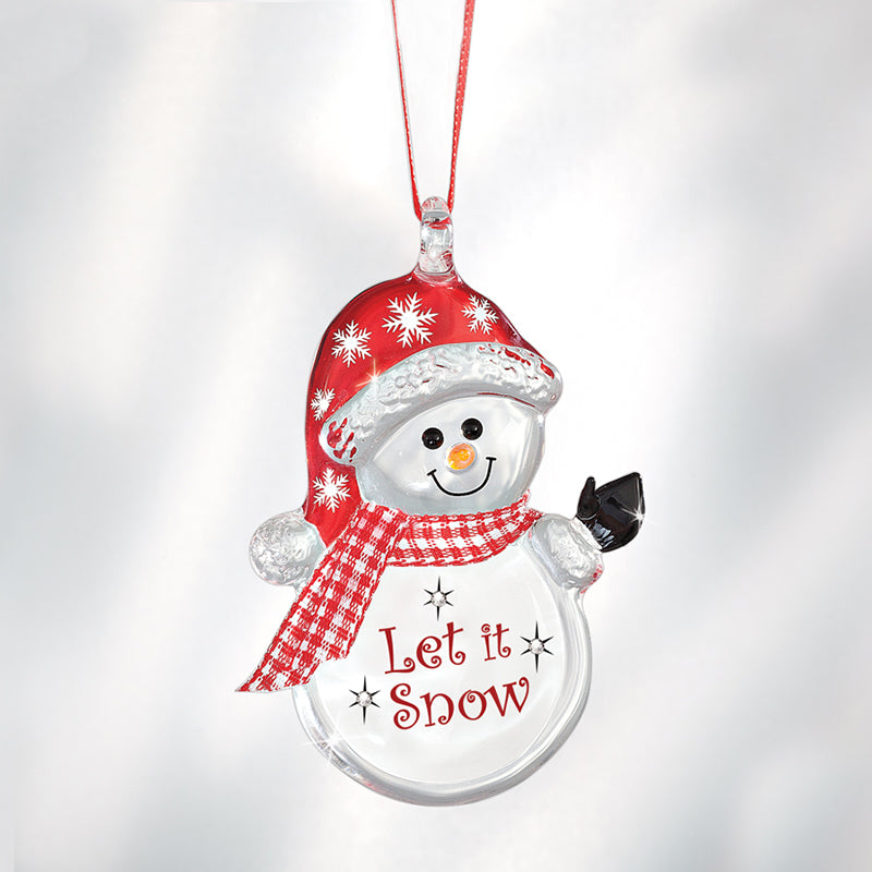 Caroline's Treasures VHA3017MAT Christmas Snowman Let it Snow Door