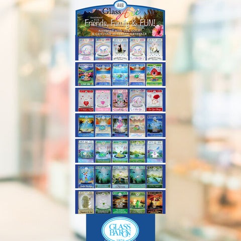 35 Piece "Coastal" Themed Floorstand