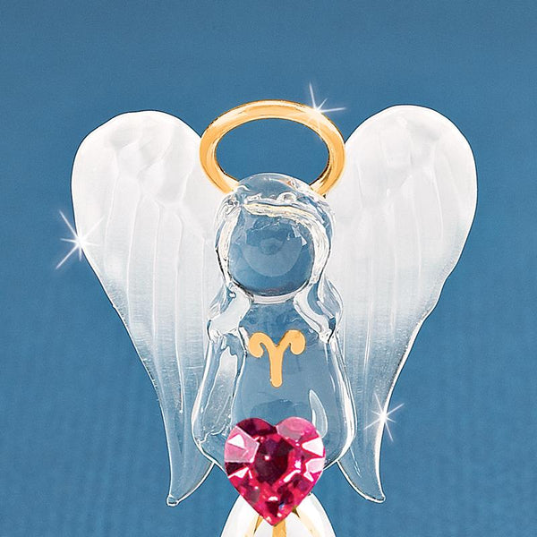 A2 879-W2: White Angel with Crystal