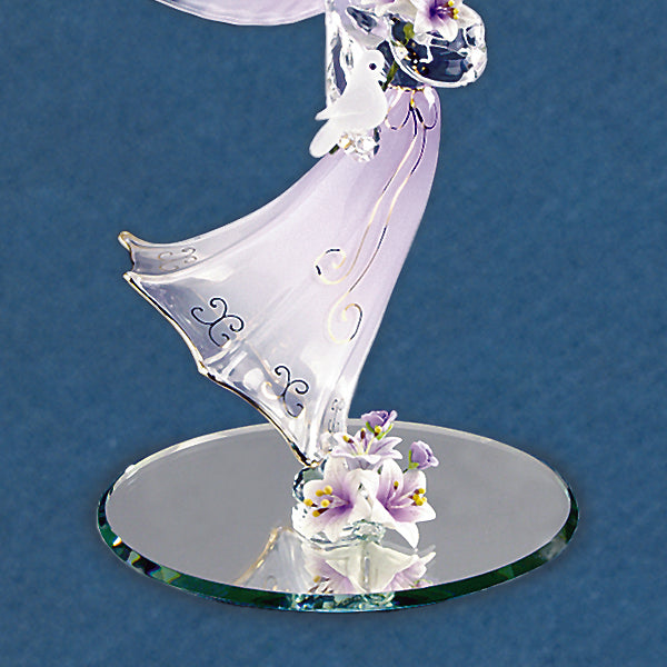 A7 883L: Lavender Angel with Dove (Large)