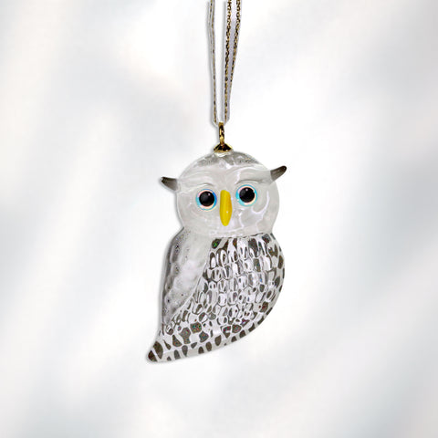 C2 338-SW: Snow Owl Ornament
