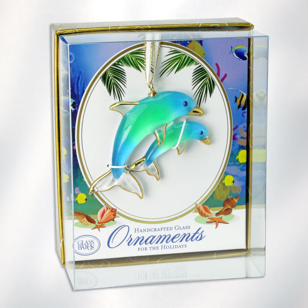 C2 611: Double Dolphins Ornament