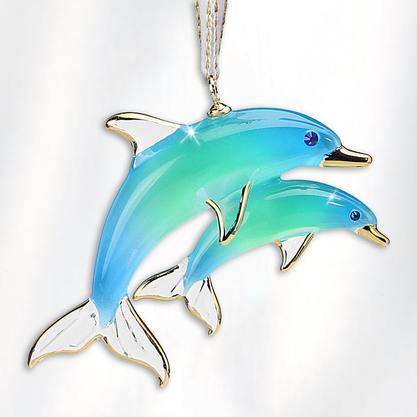 C2 611: Double Dolphins Ornament