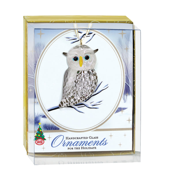 Snow Owl Ornament