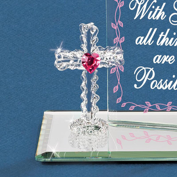 EM3 848-P: "With God all Things are Possible" with Cross