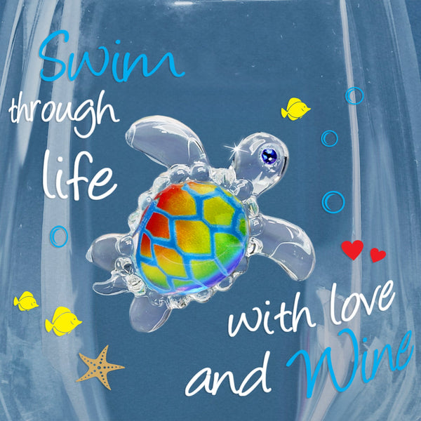 Sea Turtle "Swim Through Life"