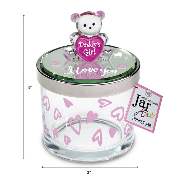JA2-S2 153-DG: "Daddy's Girl" Bear Trinket Jar