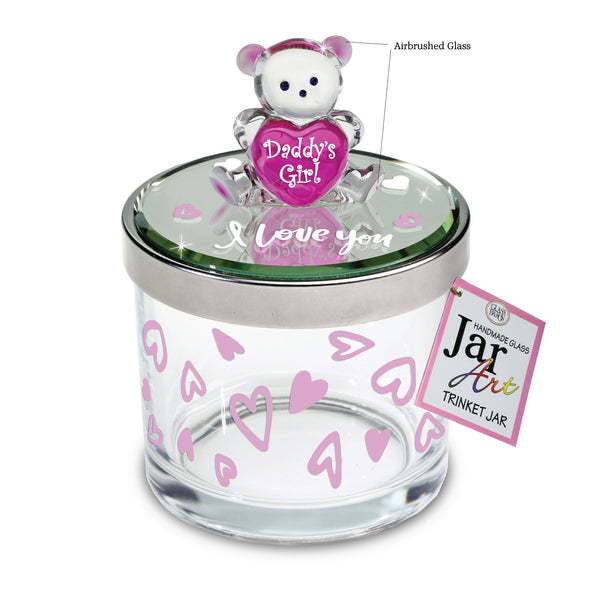 JA2-S2 153-DG: "Daddy's Girl" Bear Trinket Jar
