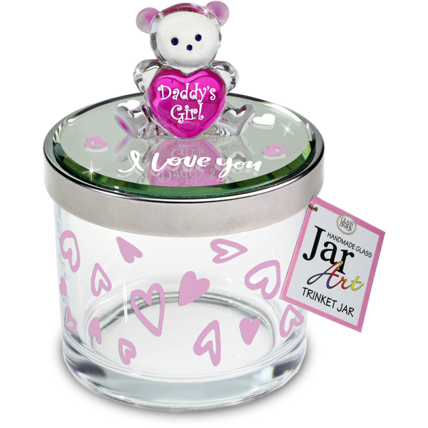 JA2-S2 153-DG: "Daddy's Girl" Bear Trinket Jar