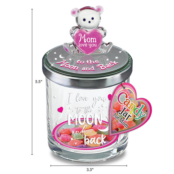 JA4-S3 151-MB: Bear "Mom, Moon and Back" Candy Jar