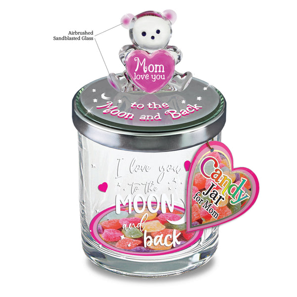 JA4-S3 151-MB: Bear "Mom, Moon and Back" Candy Jar