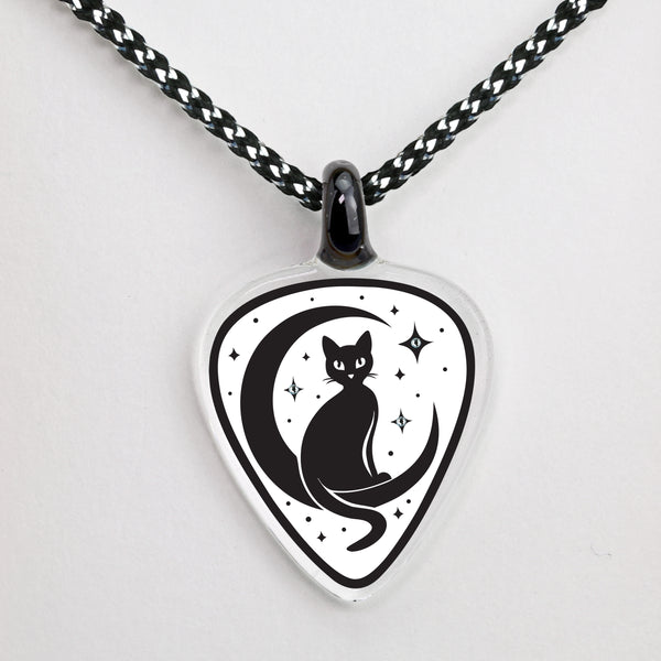 JP 594-CM: Cat and Moon Necklace