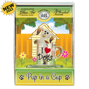 Keepsake Box: Pup In A Cup