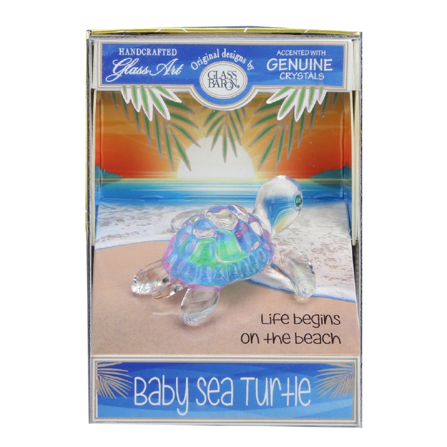 Keepsake Box: Baby Sea Turtle, Blue