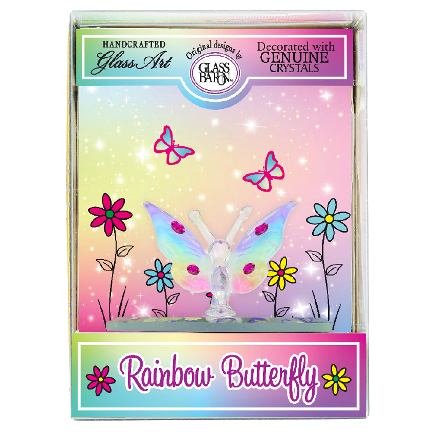 Keepsake Box: Butterfly Rainbow