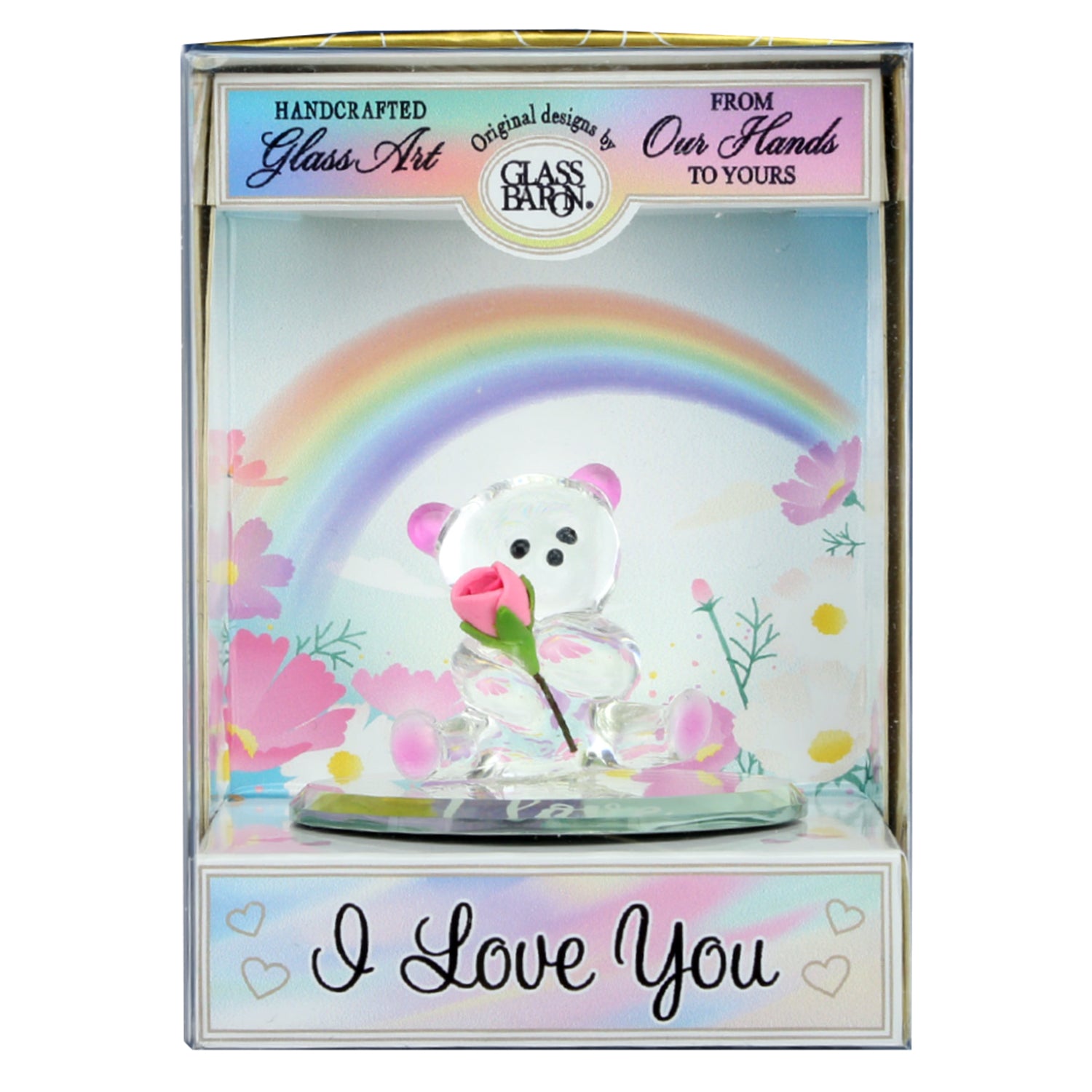 Keepsake Box: Bear w/Rose "I Love You"