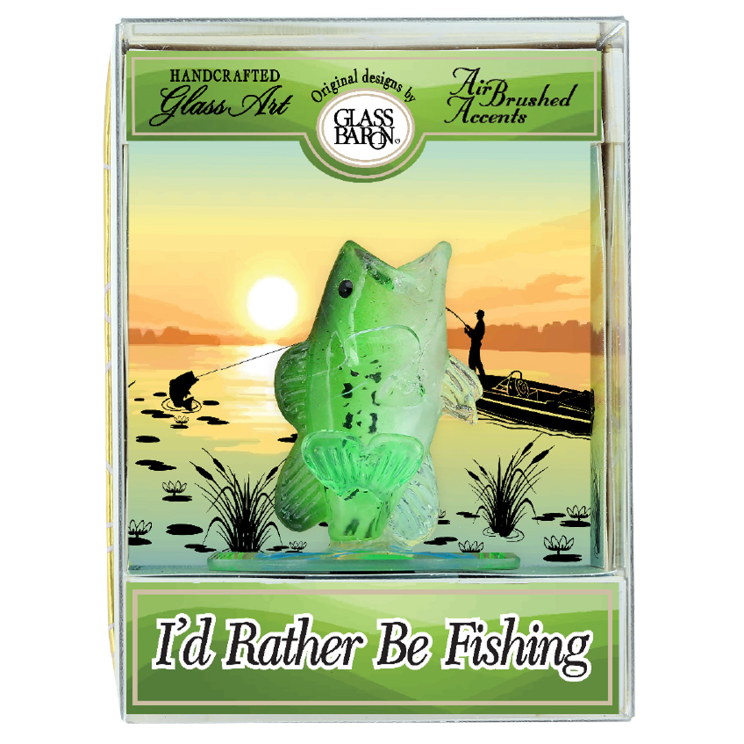 Keepsake Box: Bass "I'd Rather Be Fishing"