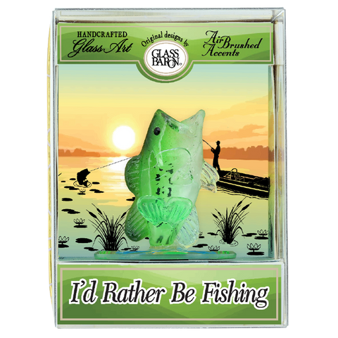 Keepsake Box: Bass "I'd Rather Be Fishing"