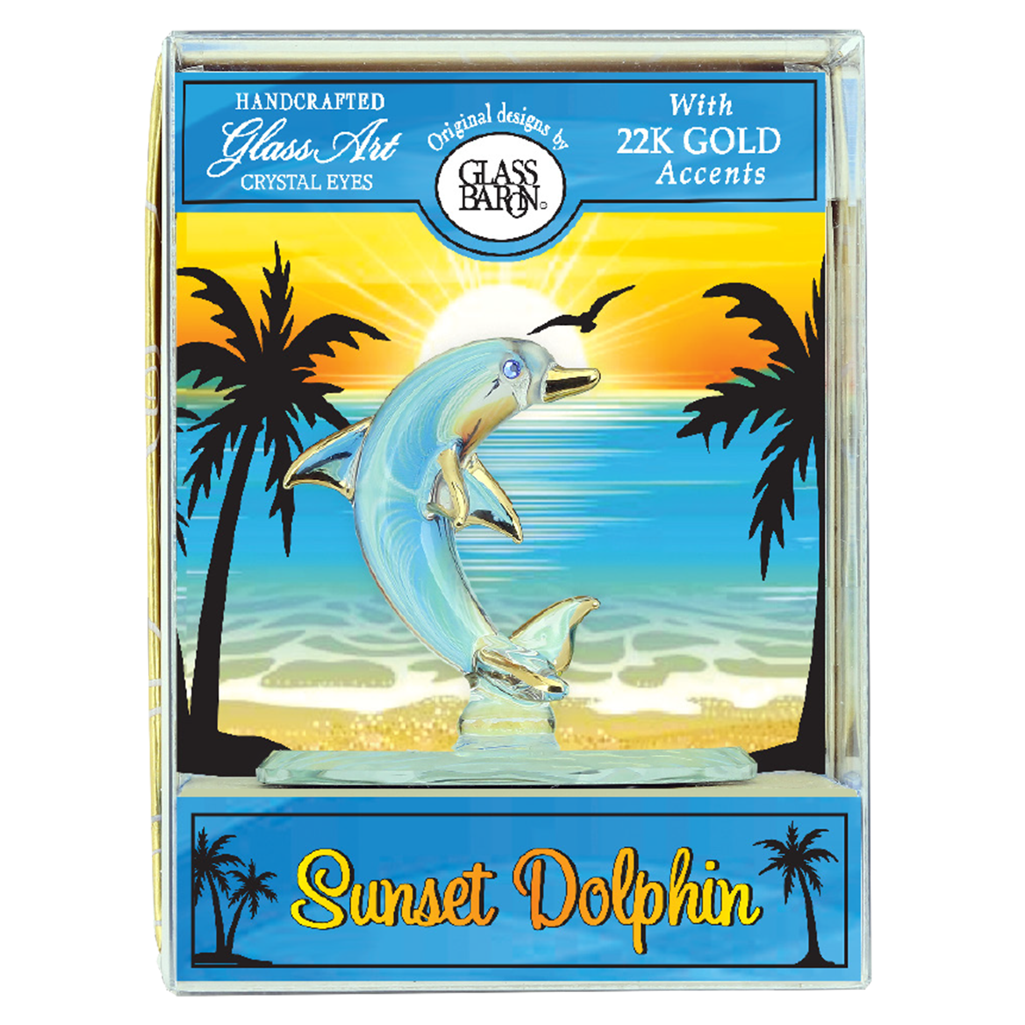 Keepsake Box: Sunset Dolphin