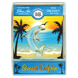 Keepsake Box: Sunset Dolphin