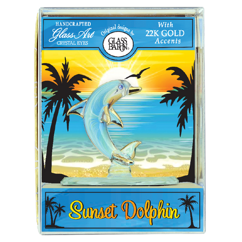 Keepsake Box: Sunset Dolphin