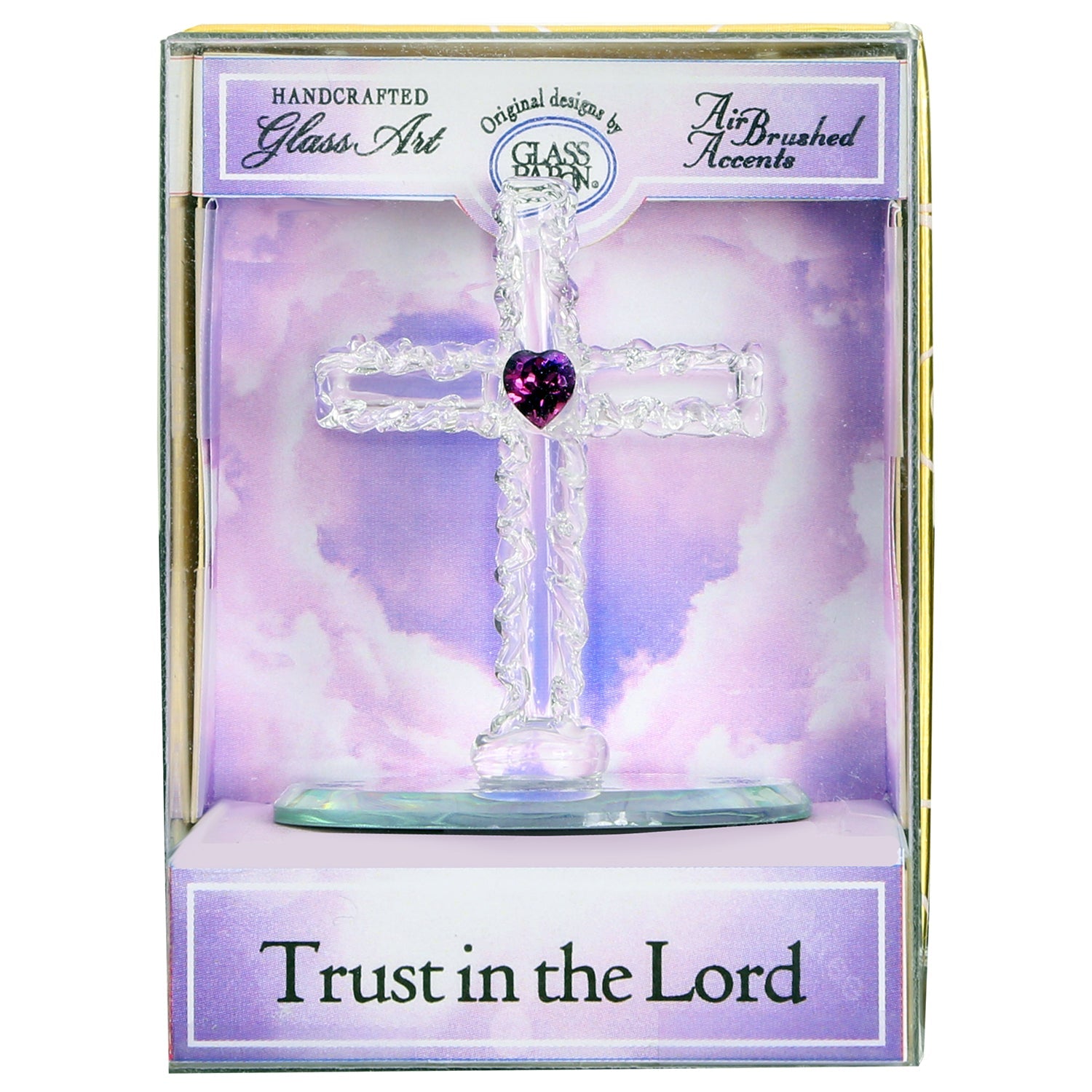 Keepsake Box: Cross, Trust in the Lord