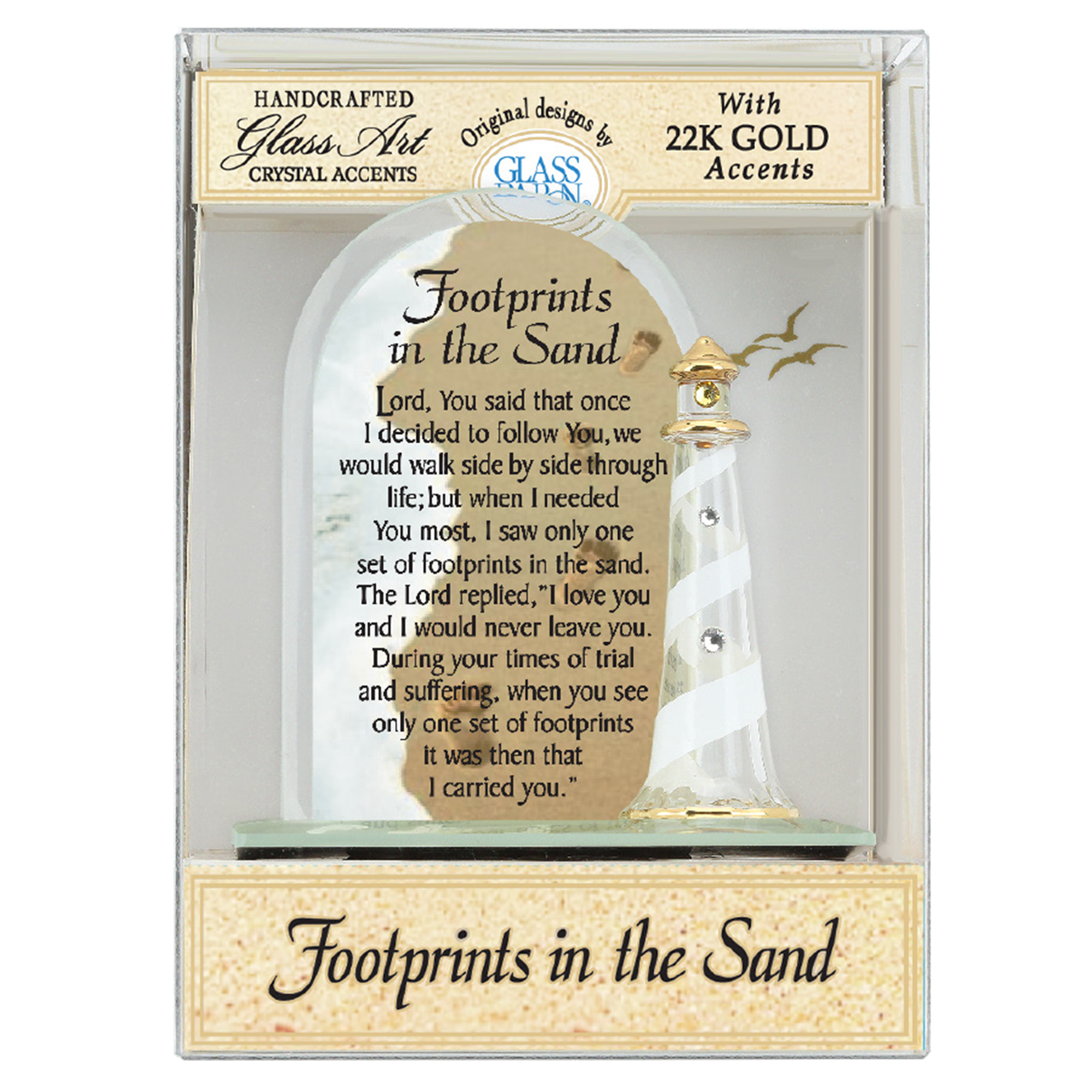 Keepsake Box: Footprints In The Sand