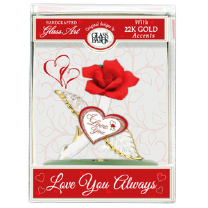 Keepsake Box: Red Rose "I Love You"