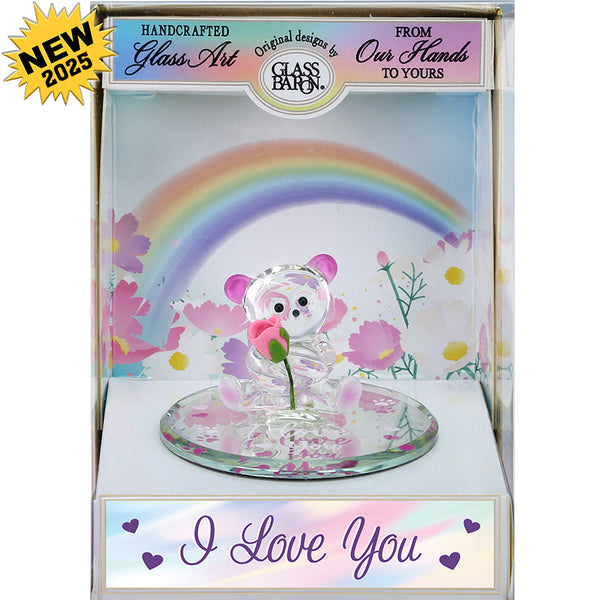 K2-S1 168-P: Bear W/Rose "I Love You"