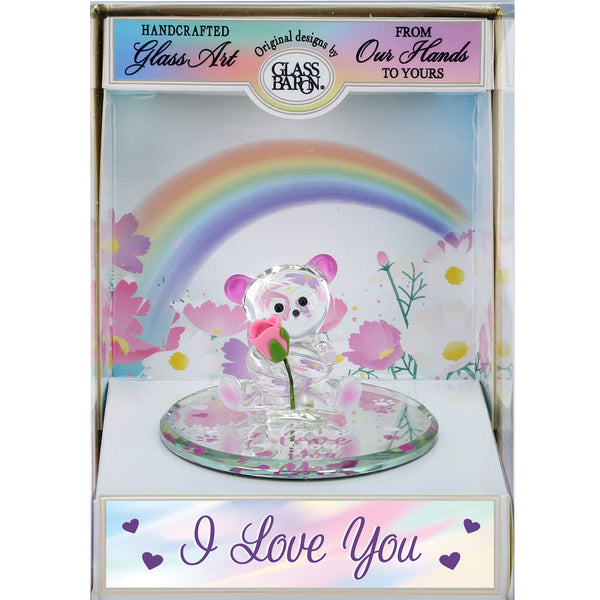 K2-S1 168-P: Bear W/Rose "I Love You"