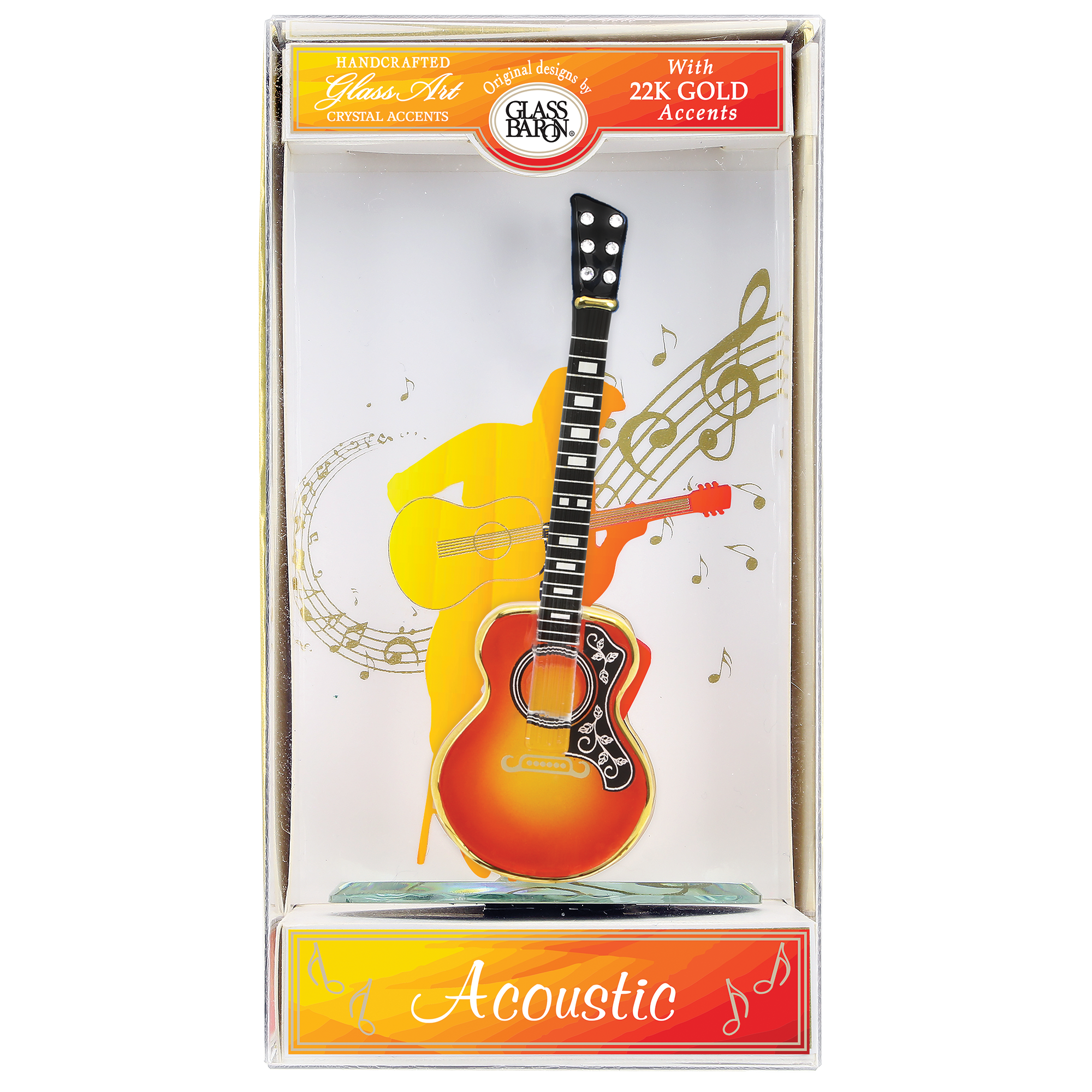 Keepsake Box: Guitar, Cherry Acoustic