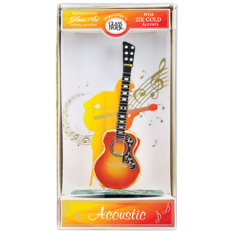 Keepsake Box: Guitar, Cherry Acoustic