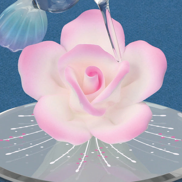 P4 350-P: Hummingbird, Pink Rose