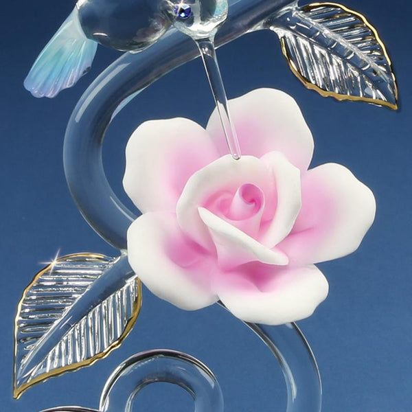 P4 431: Hummingbird with Rose Vine