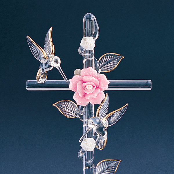 P7 846G-K: Cross with Hummingbirds