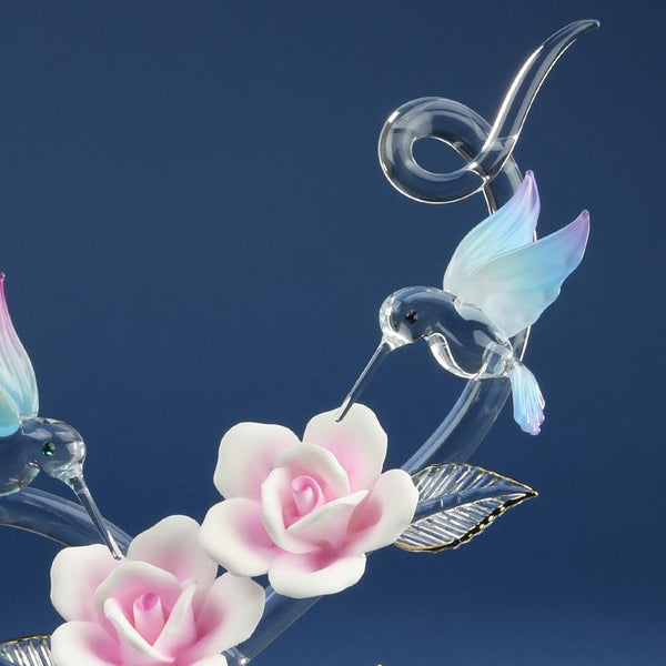 P7 439: Rose Garden with Hummingbirds