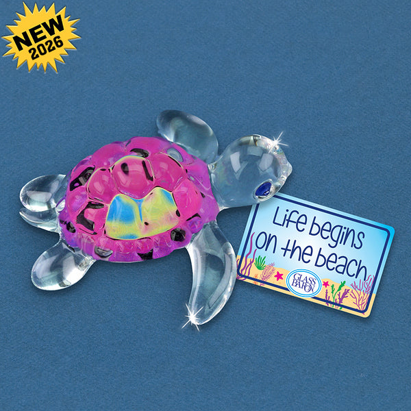 S0 249-PK: Sea Turtle, Pink