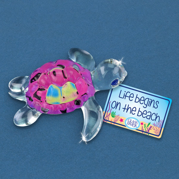 S0 249-PK: Sea Turtle, Pink