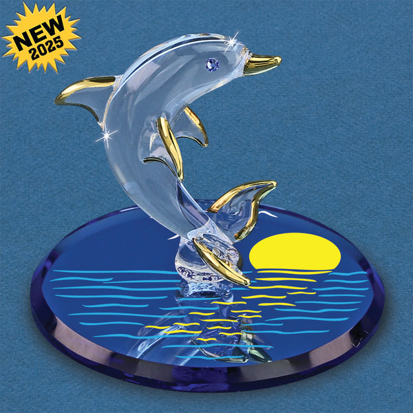 S1 266-B: Sunset Dolphin Blue