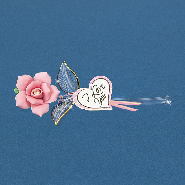 S2 808-P1: Small "I Love You" Pink Rose